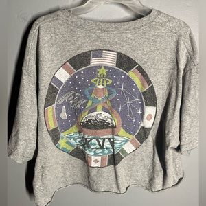NASA cropped shirt